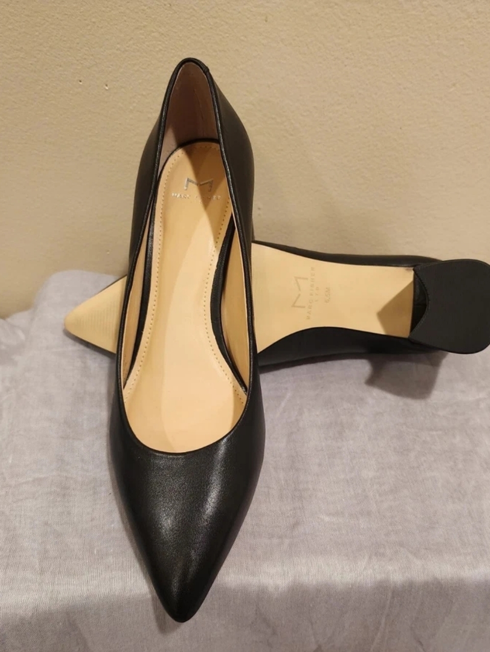 Marc Fisher LTD Yulunda Pump Women's Pointed Heels, Black, Size 6.5 M, NWOB - Picture 3 of 16